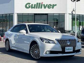 トヨタ クラウン マジェスタ Fバージョン 純正ナビ/フルセグ/Bカメラ/黒レザー/BSM