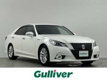 トヨタ クラウン ハイブリッド アスリートS 禁煙 純正8型ナビ 温冷シート Bカメラ 黒革