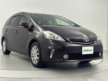 トヨタ プリウス α G チューンブラック 禁煙車 8型純正ナビ クルコン ドラレコ ETC