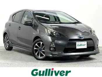 トヨタ アクア G ブラックソフトレザーセレ 黒革シート 純正エアロ モデリスタ15incAW