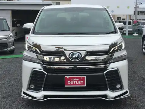 カタログ画像：ヴェルファイア （VELLFIRE） ２．５Ｚ Ｇエディション 2015年1月 DBA-AGH35W 2500cc ホワイトパールクリスタルシャイン 燃費12.0km / l フロント