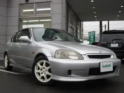 カタログ画像：シビック （CIVIC） タイプＲ 1997年8月 E-EK9 1600cc ボーグシルバー・メタリック 燃費13.6km / l メイン（その他）