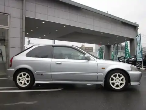 カタログ画像：シビック （CIVIC） タイプＲ 1997年8月 E-EK9 1600cc ボーグシルバー・メタリック 燃費13.6km / l 外装