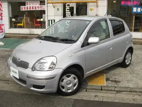 カタログ画像：ヴィッツ （VITZ） Ｕ Ｌパッケージ・ＮＥＯエディション 2004年5月 CBA-SCP13 1300cc シルバーマイカメタリック 燃費23.0km / l 外装