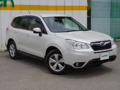 カタログ画像：フォレスター （FORESTER） ２．０ｉ－Ｌ 2014年4月 DBA-SJ5 2000cc サテンホワイト・パール 燃費15.2km / l メイン（その他）