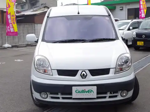 カタログ画像：カングー （KANGOO） １．６（ダブルバックドア） 2003年8月 GH-KCK4M 1600cc グラシエ・ホワイト フロント