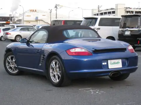 カタログ画像：ボクスター （BOXSTER） ボクスターＳ 2005年8月 GH-98726 3200cc ラピスブルーメタリックorコバルトブルーメタリック 燃費8.0km / l バック