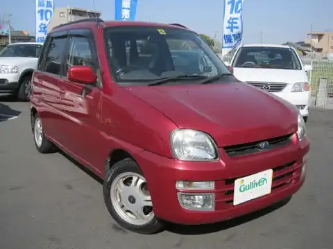 カタログ画像：プレオ （PLEO） Ｌ 2001年10月 TA-RA2 660cc メローレッド・メタリック 燃費18.0km / l メイン（その他）