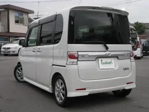 カタログ画像：タント （TANTO） カスタムＸ 2008年12月 DBA-L375S 660cc パールホワイトⅢ 燃費18.8km / l バック