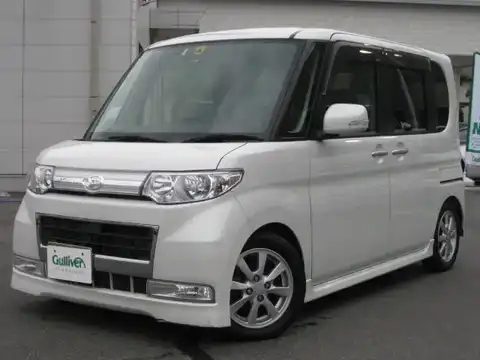 カタログ画像：タント （TANTO） カスタムＸ 2008年12月 DBA-L375S 660cc パールホワイトⅢ 燃費18.8km / l 外装