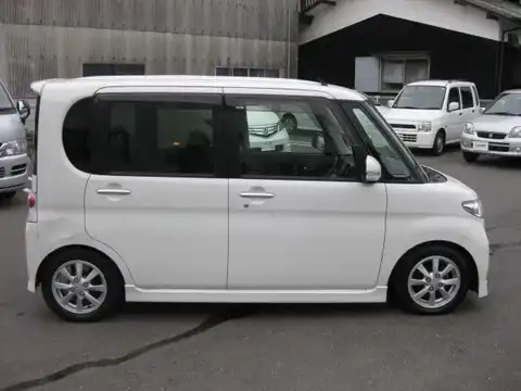 カタログ画像：タント （TANTO） カスタムＸ 2008年12月 DBA-L375S 660cc パールホワイトⅢ 燃費18.8km / l 外装