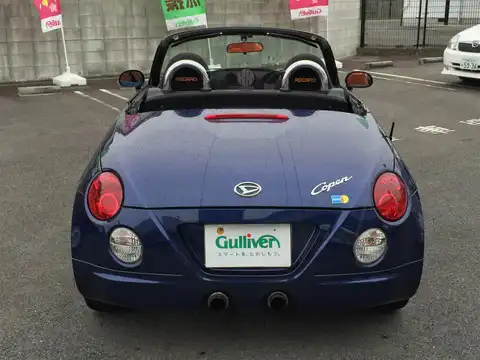 カタログ画像：コペン （COPEN） アクティブトップ 2004年6月 ABA-L880K 660cc ＤＣ・ダークブルーマイカメタリック 燃費18.0km / l バック