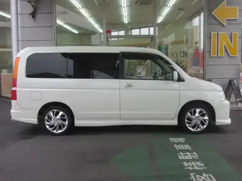 カタログ画像：ステップワゴン （STEPWAGON） ドアゴン 2001年11月 LA-RF3 2000cc ブリリアントホワイト・パール 燃費13.2km / l 外装