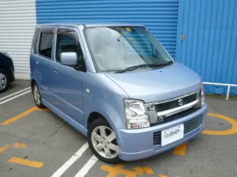 カタログ画像：ワゴンＲ （WAGON R） ＦＸリミテッドⅡ 2004年6月 CBA-MH21S 660cc レイクブルーメタリック 燃費18.8km / l メイン（その他）