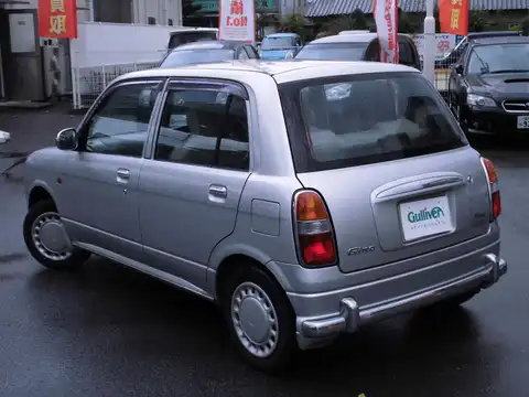 カタログ画像：ミラジーノ （MIRA GINO） ジーノ メモリアルエディション 2001年5月 TA-L700S 660cc シルバーメタリック 燃費19.4km / l バック