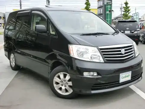 カタログ画像：アルファードＶ （ALPHARD V） ＡＸ トレゾア・アルカンターラバージョン 2004年6月 CBA-ANH10W 2400cc ブラックマイカ 燃費9.7km / l メイン（その他）