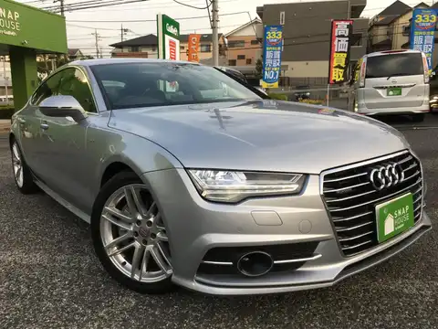 カタログ画像：Ａ７スポーツバック （A7 SPORTBACK） ３．０ＴＦＳＩクワトロ Ｓラインパッケージ 2016年9月 ABA-4GCREC 3000cc フロレットシルバーメタリック 燃費12.6km / l メイン（その他）