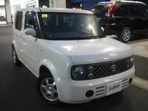 カタログ画像：キューブ （CUBE） １４Ｓ ＦＯＵＲ 2005年5月 DBA-BNZ11 1400cc ホワイトパール（３Ｐ） 燃費16.0km / l メイン（その他）