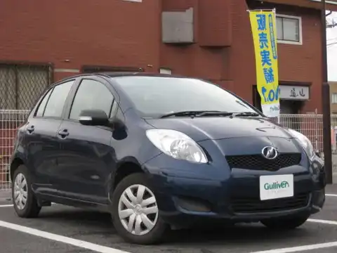 カタログ画像：ヴィッツ （VITZ） Ｂ 2008年9月 DBA-KSP90 1000cc ダークブルーマイカメタリック 燃費22.0km / l メイン（その他）