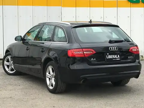 カタログ画像：Ａ４アバント （A4 AVANT） ２．０ＴＦＳＩ 2014年8月 DBA-8KCDN 2000cc ミトスブラックメタリック 燃費13.8km / l バック