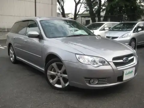 カタログ画像：レガシィツーリングワゴン （LEGACY TOURING WAGON） ３．０Ｒアイサイト 2008年5月 DBA-BPE 3000cc スティールシルバー・メタリック 燃費11.6km / l メイン（その他）