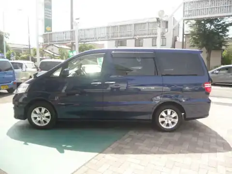 カタログ画像：アルファードＶ （ALPHARD V） ＡＸ Ｌエディション 2005年4月 DBA-ANH15W 2400cc ダークブルーマイカ 燃費9.4km / l 外装