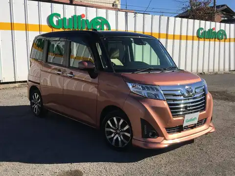 カタログ画像：ルーミー （ROOMY） カスタムＧ－Ｔ 2016年11月 DBA-M900A 1000cc ブリリアントカッパークリスタルマイカorブラックマイカメタリック×ブリリアントカッパークリスタルマイカ 燃費21.8km / l メイン（その他）