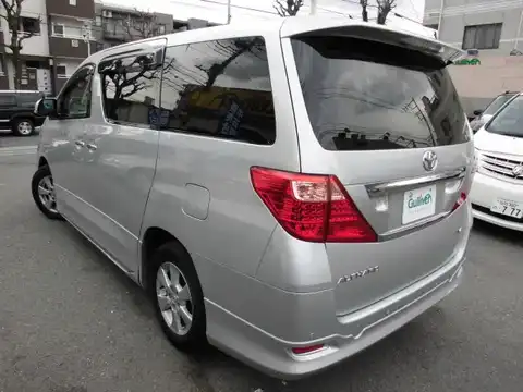 カタログ画像：アルファード （ALPHARD） ３５０Ｇ Ｌパッケージ 2008年5月 DBA-GGH25W 3500cc シルバーメタリック 燃費9.1km / l バック