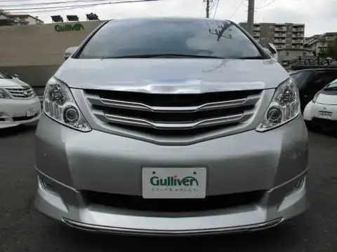 カタログ画像：アルファード （ALPHARD） ３５０Ｇ Ｌパッケージ 2008年5月 DBA-GGH25W 3500cc シルバーメタリック 燃費9.1km / l フロント