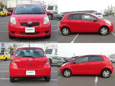 カタログ画像：ヴィッツ （VITZ） Ｆ 2007年1月 CBA-NCP95 1300cc スーパーレッドⅤ 燃費16.0km / l 外装