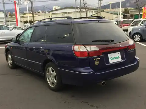 カタログ画像：レガシィツーリングワゴン （LEGACY TOURING WAGON） ブライトンＳ 1998年11月 GF-BH5 2000cc バイオレットブルー・マイカ 燃費12.6km / l バック