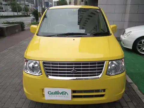 カタログ画像：ｅＫワゴン （EK WAGON） Ｇ 2010年8月 DBA-H82W 660cc サンフラワーイエローソリッド フロント