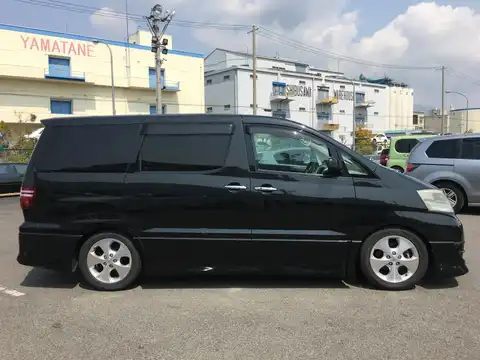 カタログ画像：アルファードＶ （ALPHARD V） ＭＳ プラチナセレクション 2006年8月 TA-MNH10W 3000cc ブラックマイカ 燃費8.9km / l 外装