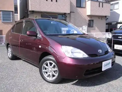 カタログ画像：プリウス （PRIUS） Ｇナビスペシャル 2002年8月 ZA-NHW11 1500cc ボルドーマイカ 燃費31.0km / l メイン（その他）