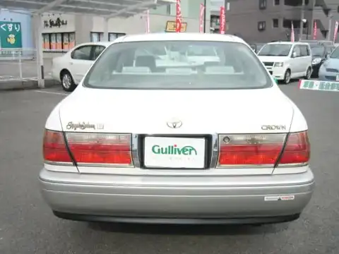 カタログ画像：クラウン （CROWN） ロイヤルサルーン 1999年9月 GH-JZS175 3000cc スーパーホワイトII 燃費11.4km / l バック