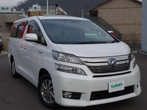 カタログ画像：ヴェルファイア （VELLFIRE） ３．５Ｖ Ｌエディション 2011年11月 DBA-GGH20W 3500cc ホワイトパールクリスタルシャイン 燃費9.2km / l メイン