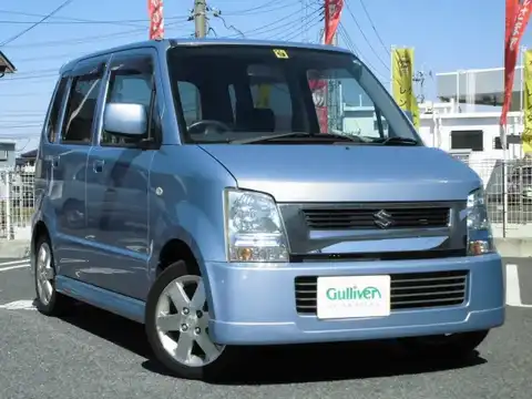 カタログ画像：ワゴンＲ （WAGON R） ＦＸ－Ｓリミテッド 2004年12月 DBA-MH21S 660cc レイクブルーメタリック 燃費18.4km / l メイン（その他）