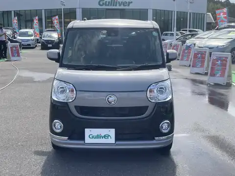 カタログ画像：ムーヴキャンバス （MOVE CANBUS） Ｇブラックインテリアリミテッド ＳＡⅢ 2019年10月 5BA-LA800S 660cc スムースグレーマイカメタリック×ブラックマイカメタリック 燃費20.6km / l フロント