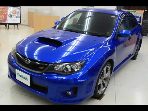 カタログ画像：インプレッサ （IMPREZA） ＷＲＸ ＳＴＩ 2011年11月 CBA-GVB 2000cc プラズマブルー・シリカorＷＲブルー・マイカ 燃費10.4km / l 外装