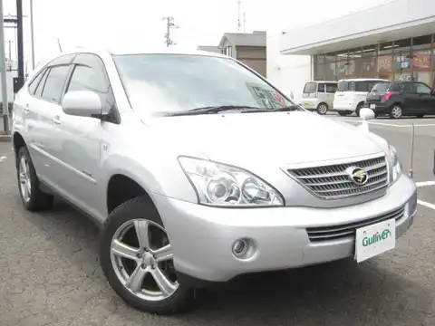 カタログ画像：ハリアーハイブリッド （HARRIER HYBRID） Ｌパッケージ 2008年9月 DAA-MHU38W 3300cc シルバーメタリック 燃費17.8km / l メイン（その他）