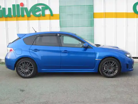 カタログ画像：インプレッサ （IMPREZA） ＷＲＸ ＳＴＩ Ａライン タイプＳ 2010年1月 CBA-GRF 2500cc ＷＲブルー・マイカ 燃費10.0km / l 外装