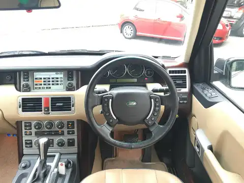 カタログ画像：レンジローバー （RANGE ROVER） ヴォーグ 2007年7月 ABA-LM44 4400cc チャウトン・ホワイト（ソリッド） 燃費6.0km / l 内装