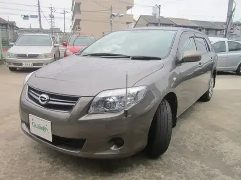 カタログ画像：カローラフィールダー （COROLLA FIELDER） Ｘ ＨＩＤリミテッド 2009年10月 DBA-NZE141G 1500cc ブロンズマイカメタリック 燃費17.2km / l 外装