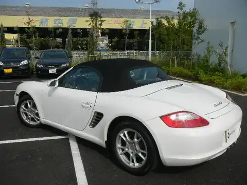 カタログ画像：ボクスター （BOXSTER） ボクスターＳ 2005年8月 GH-98726 3200cc キャララホワイト 燃費8.6km / l バック