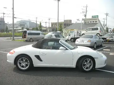 カタログ画像：ボクスター （BOXSTER） ボクスターＳ 2007年8月 ABA-98721 3400cc キャララホワイト 燃費7.9km / l 外装