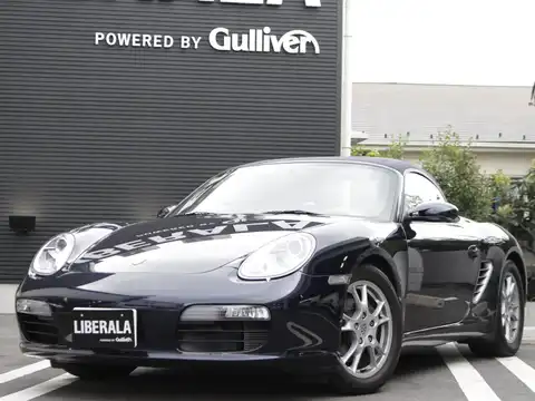 カタログ画像：ボクスター （BOXSTER） ボクスターＳ 2005年8月 GH-98726 3200cc ブラック 燃費8.6km / l 外装