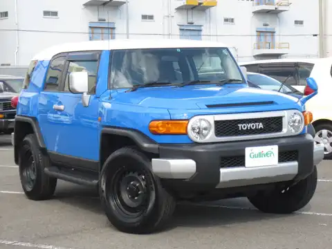 カタログ画像：ＦＪクルーザー （FJ CRUISER） オフロードパッケージ 2010年12月 CBA-GSJ15W 4000cc ツートーン ブルー 燃費8.4km / l メイン（その他）