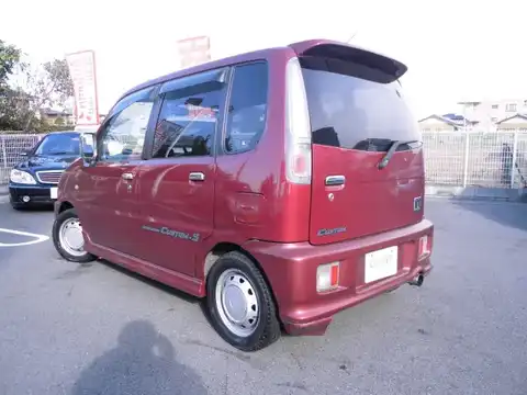 カタログ画像：ムーヴ （MOVE） エアロダウンカスタムＸＸ 2000年7月 GF-L910S 660cc メイプルレッドマイカメタリック 燃費15.0km / l バック