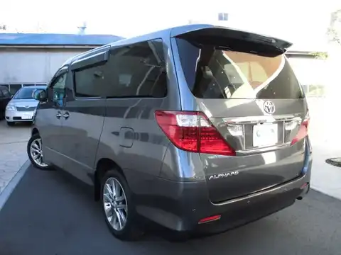 カタログ画像：アルファード （ALPHARD） ２４０Ｓ プライムセレクションⅡ タイプゴールド 2010年9月 DBA-ANH25W 2400cc グレーメタリック 燃費10.4km / l バック