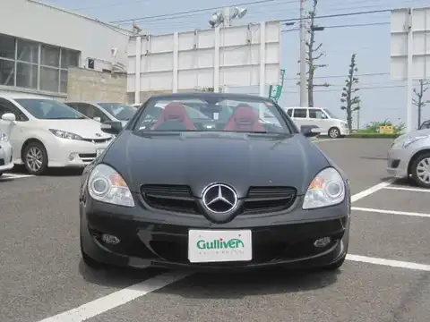 カタログ画像：ＳＬＫ （SLK） ＳＬＫ２８０ 2007年1月 DBA-171454 3000cc オブシディアンブラック（Ｍ） 燃費9.8km / l フロント